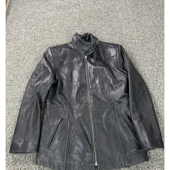 Wilsons Leather Jackets & Blazers - Wilson's Leather Pelle Studio Bomber Jacket Women's Size Small Black